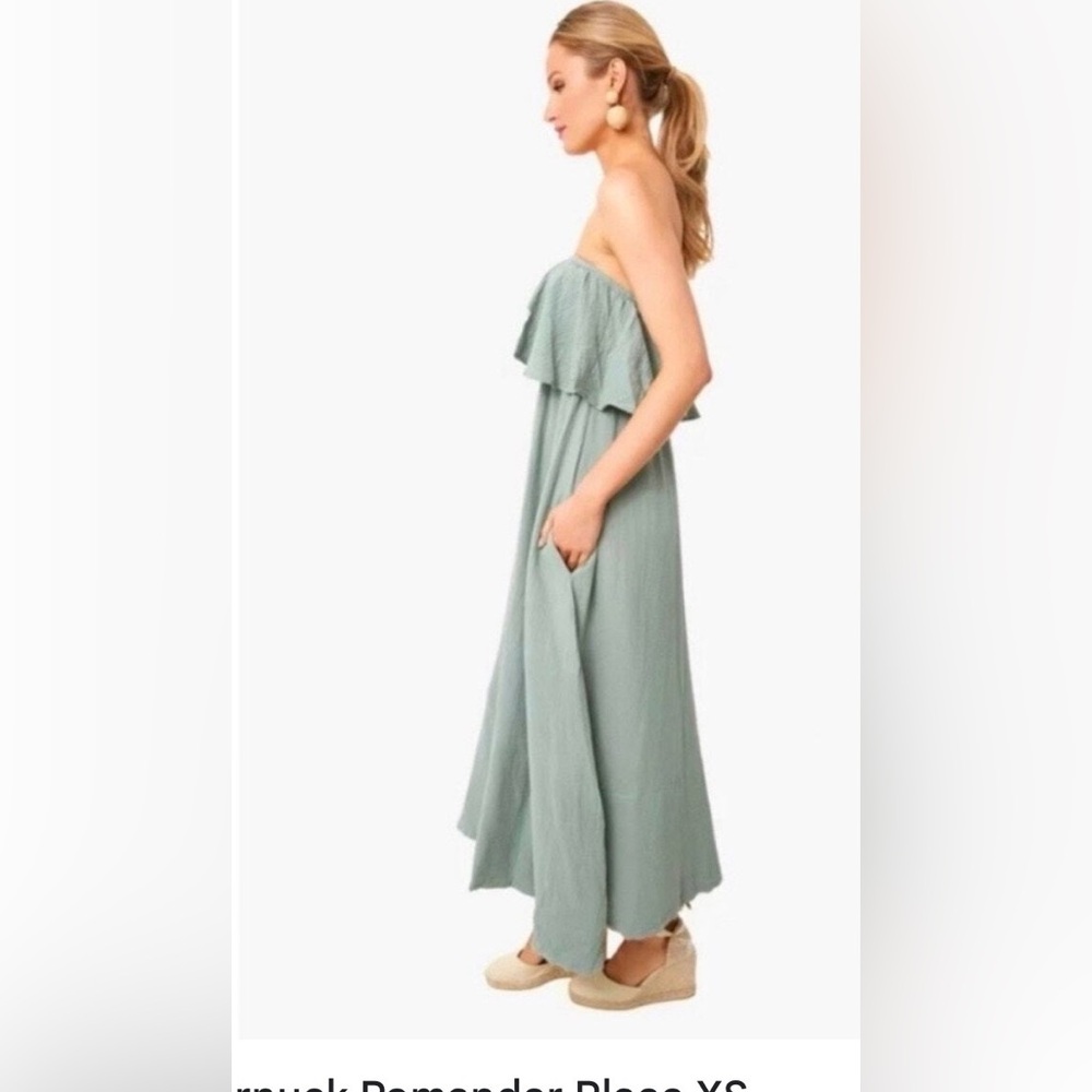 Pomander Place Sage Green Maxi Dress